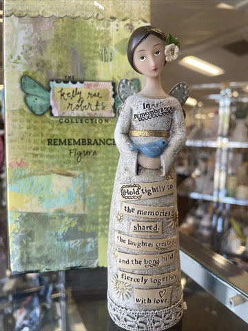 The Pink Pigs angel Gifts In Rembemberance Kelly Rae Roberts Angel Figurine